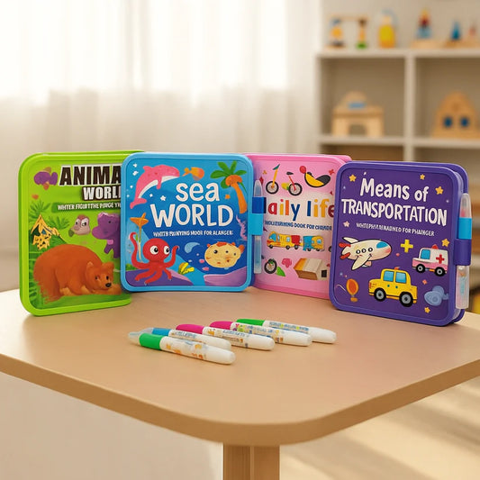 Mess-Free Magic Water Coloring Book for Kids